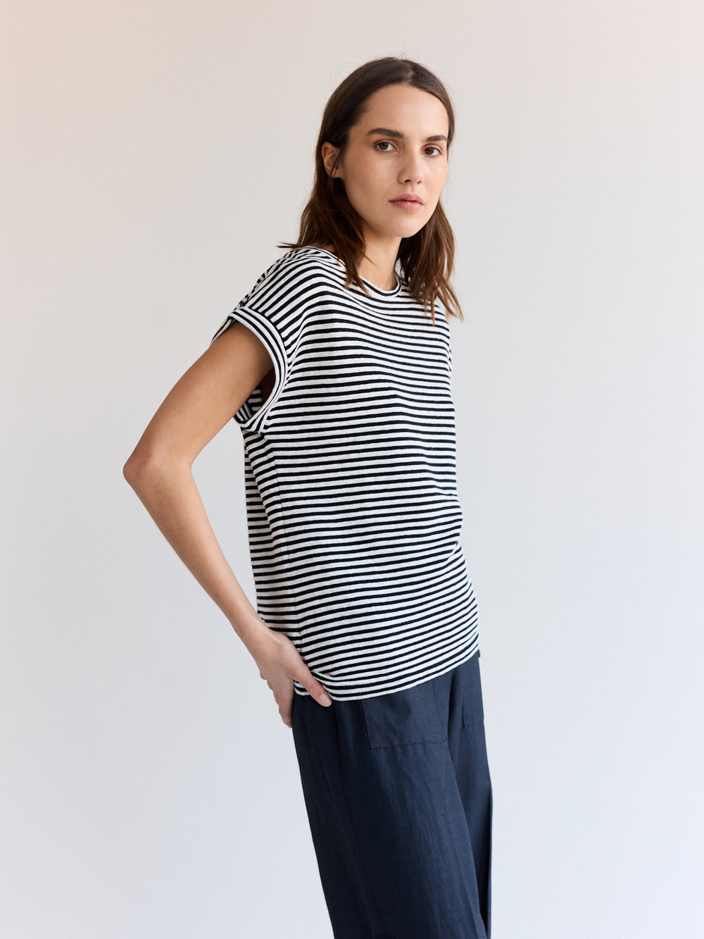 Lincot Sm T-shirt 24p Stripe