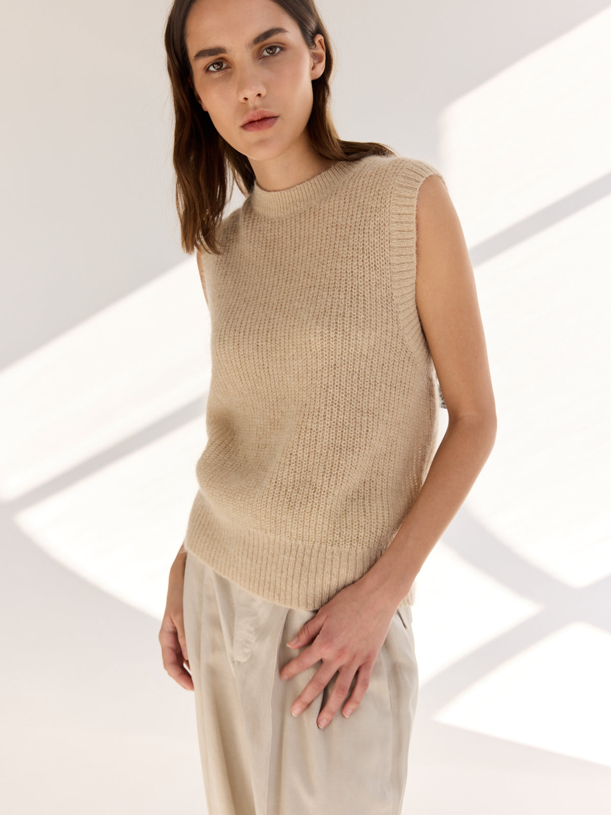 Mowo Top 25p Beige