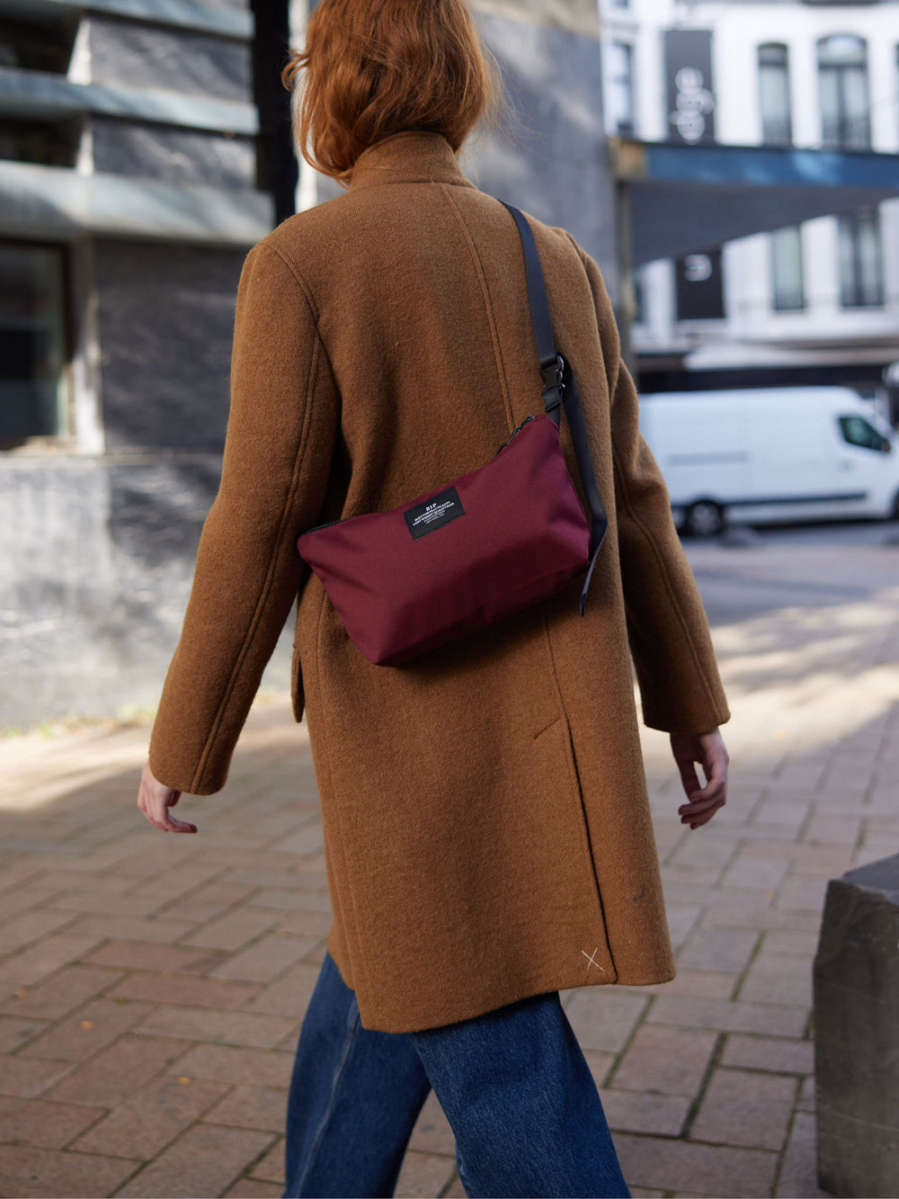 Fannypack crossbody burgundy - Bags in Progress