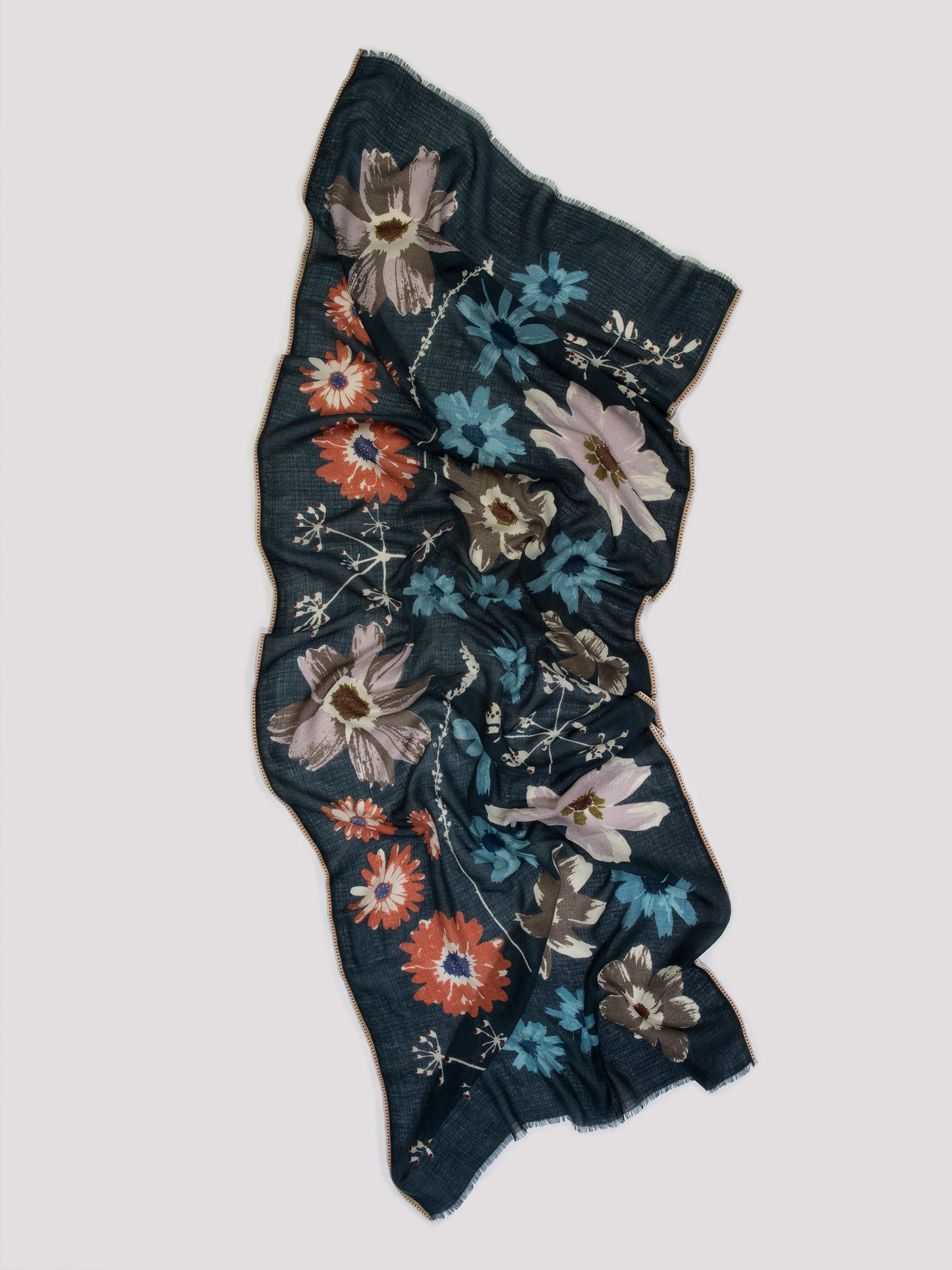 Flowered scarf sw2493 nocturne - Epice