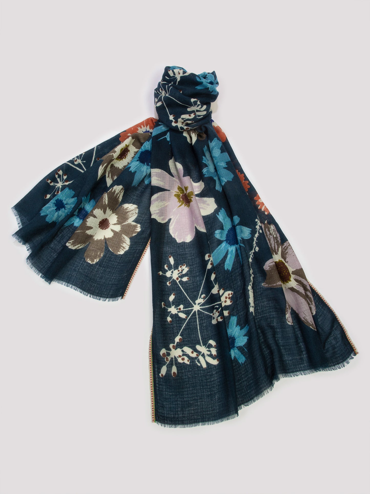 Flowered scarf sw2493 nocturne - Epice