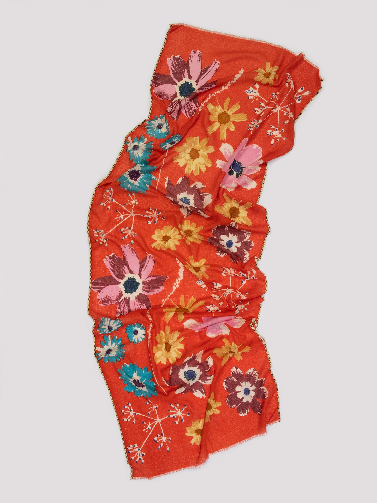 Flowered scarf sw2493 tangine - Epice