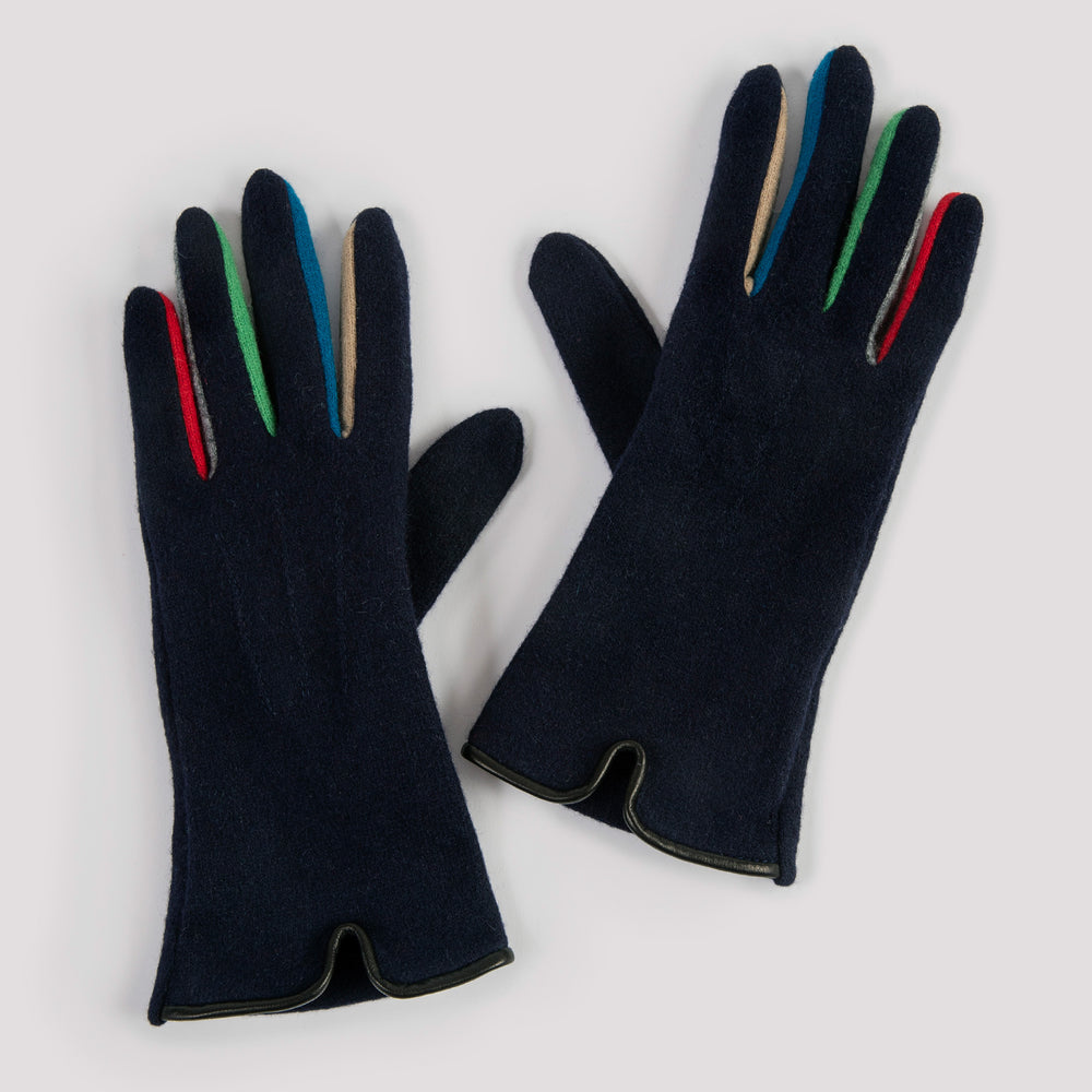 Bourget gloves navy - L'Apéro