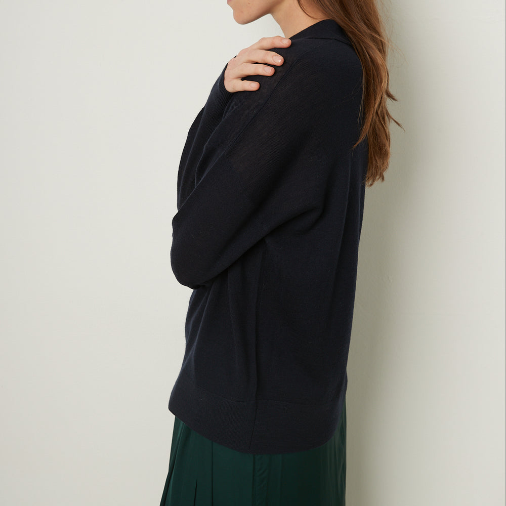 
                      
                        Fine Polo sweater 24a Midnight
                      
                    