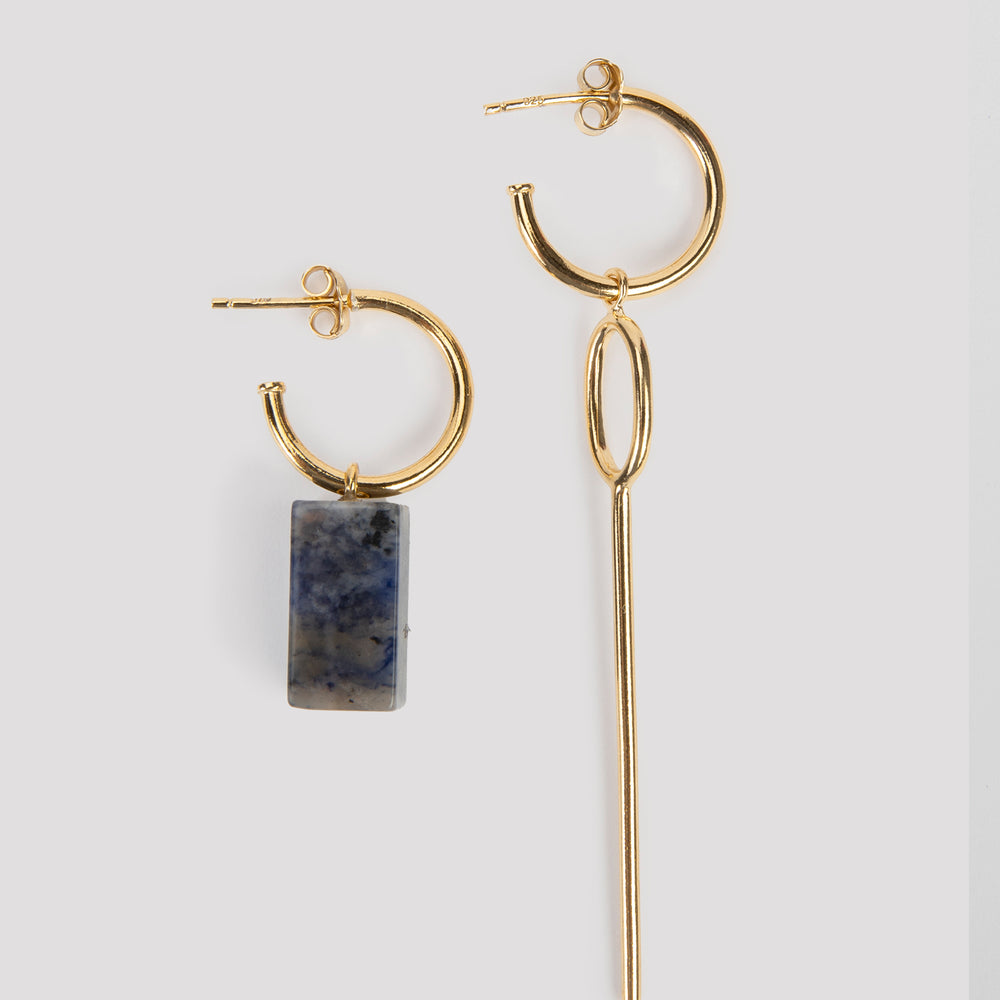 Bauspiel sodalite earrings - Studio Collect