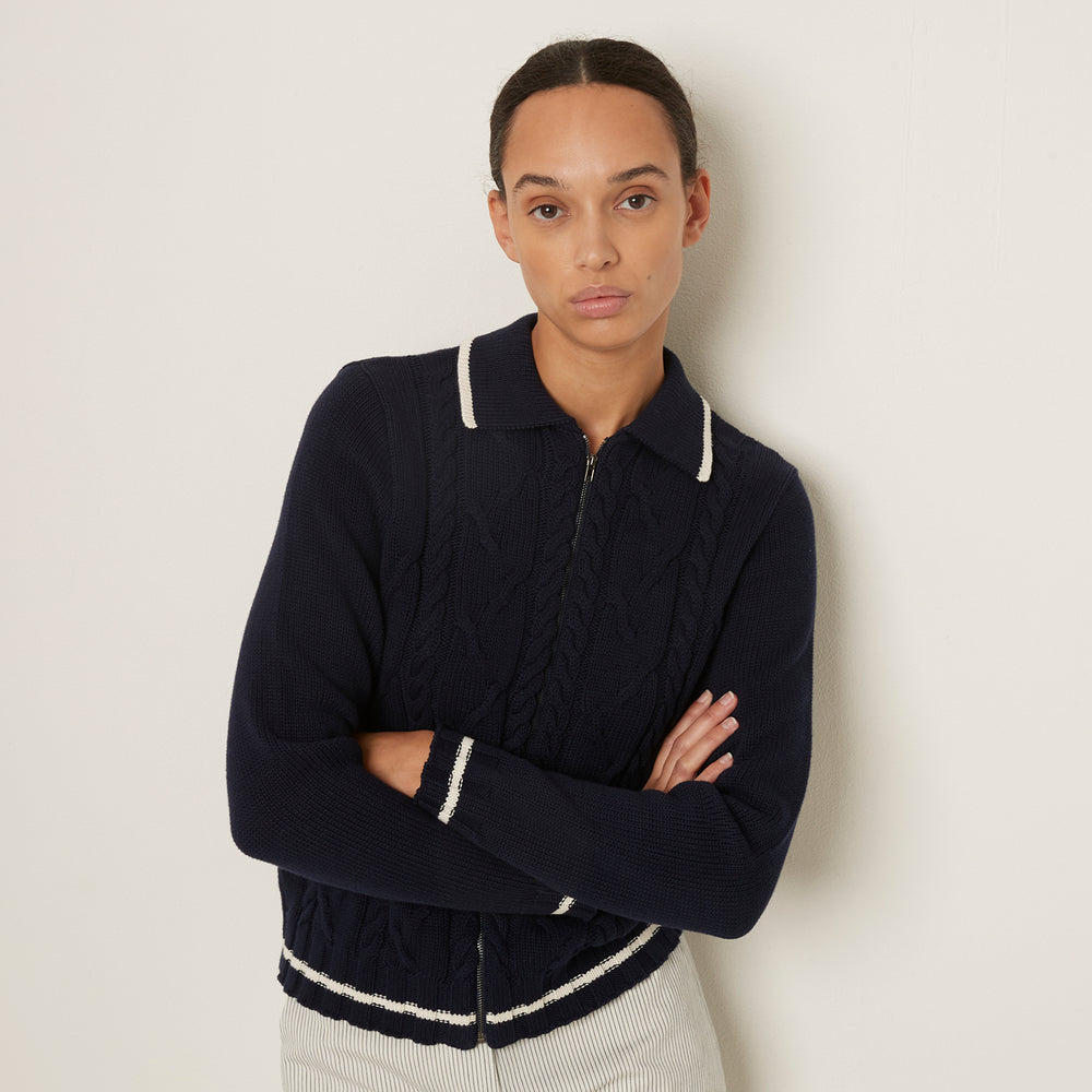 
                      
                        Tennis Blouson 25p Navy
                      
                    