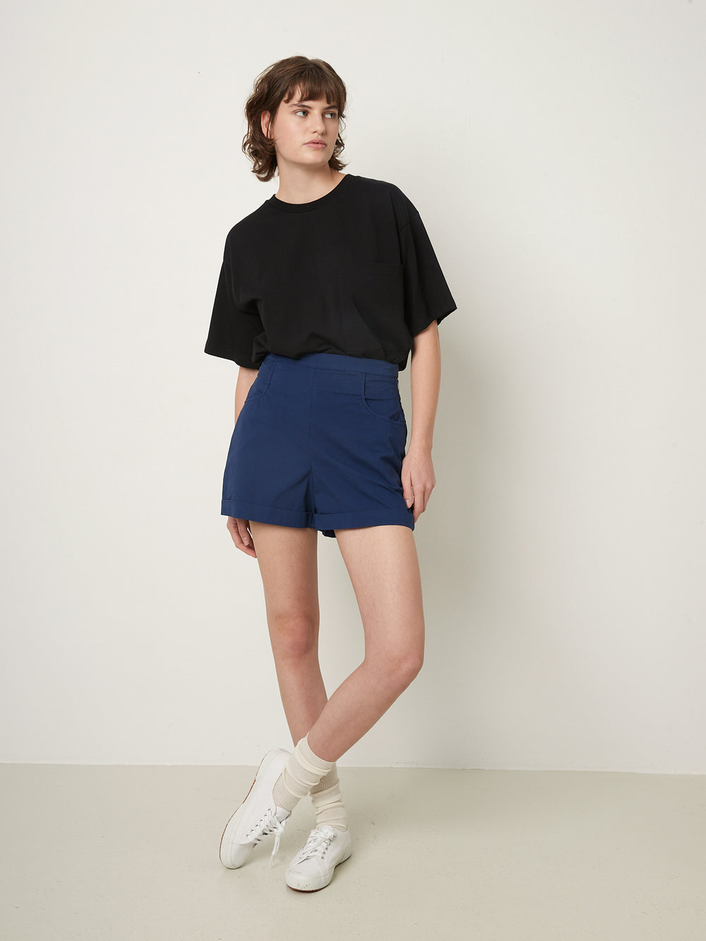 Pop Basci short 25p Indigo