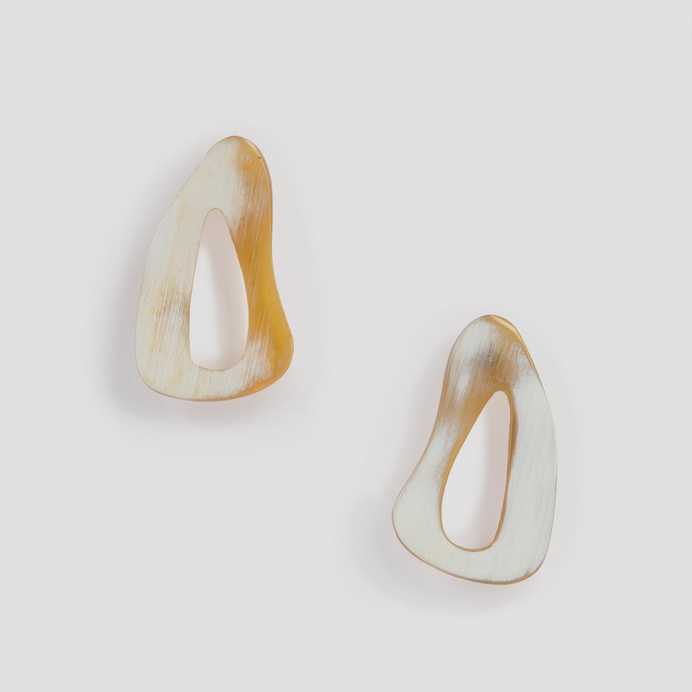 Bore earrings natural - L'Indochineur