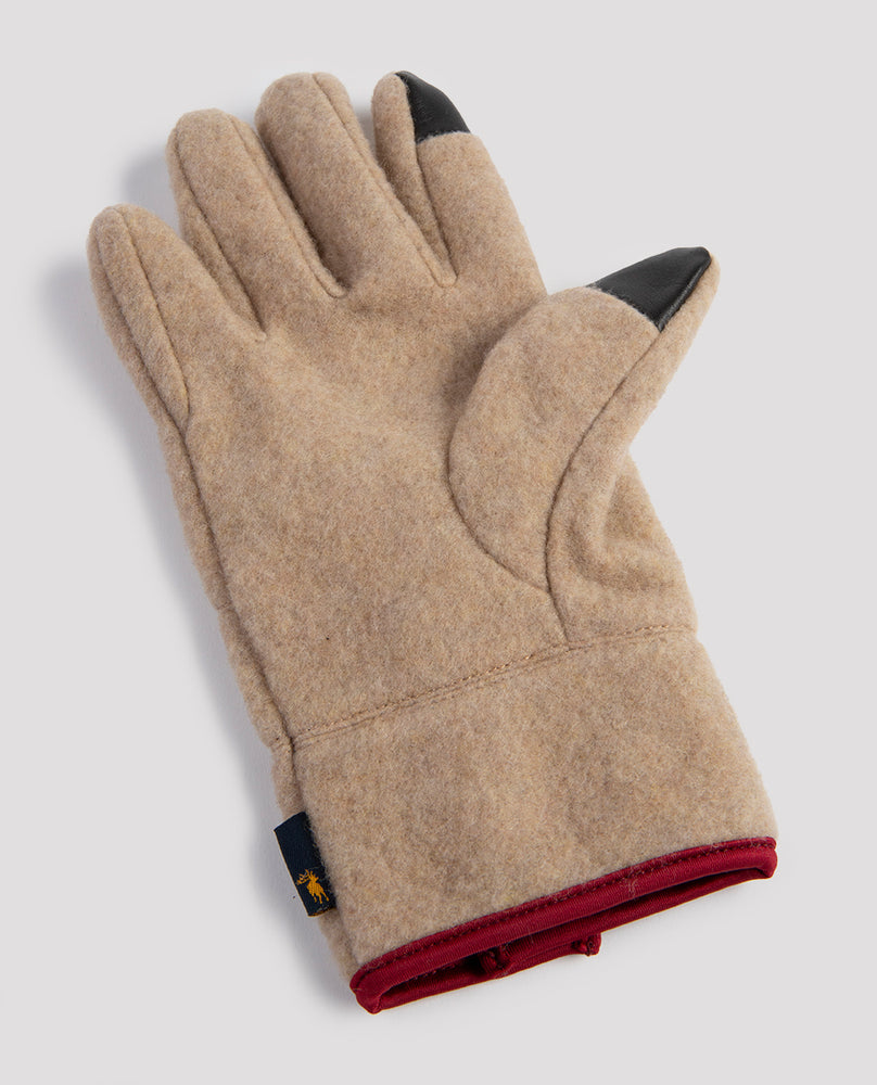 
                      
                        Recycled wool fleecy gloves camel - Elmer
                      
                    