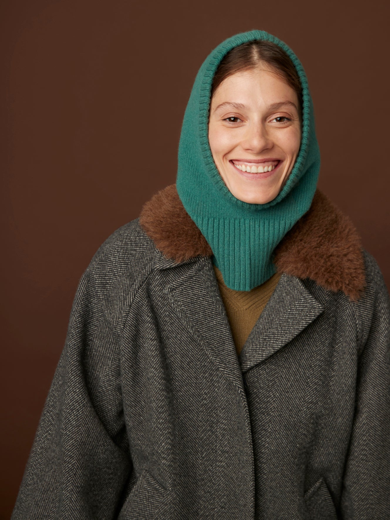 Wool Hood 24a Green