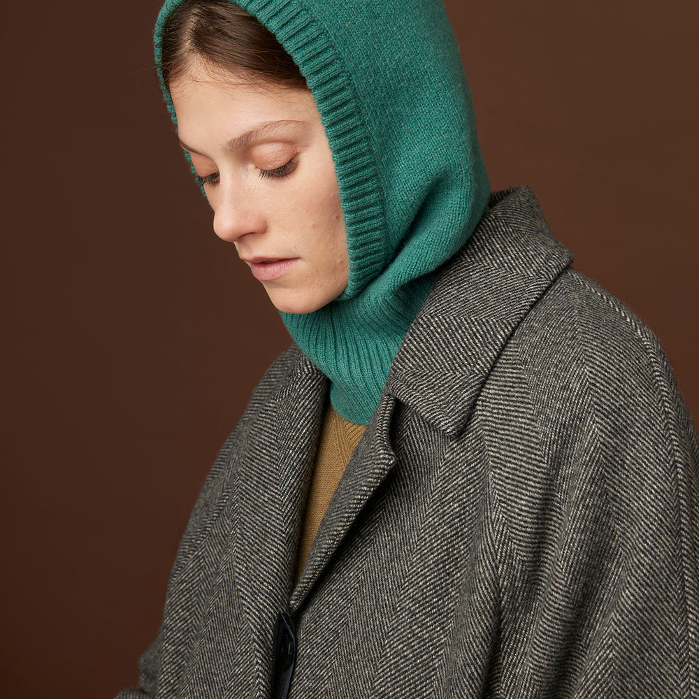 Wool Hood 24a Green