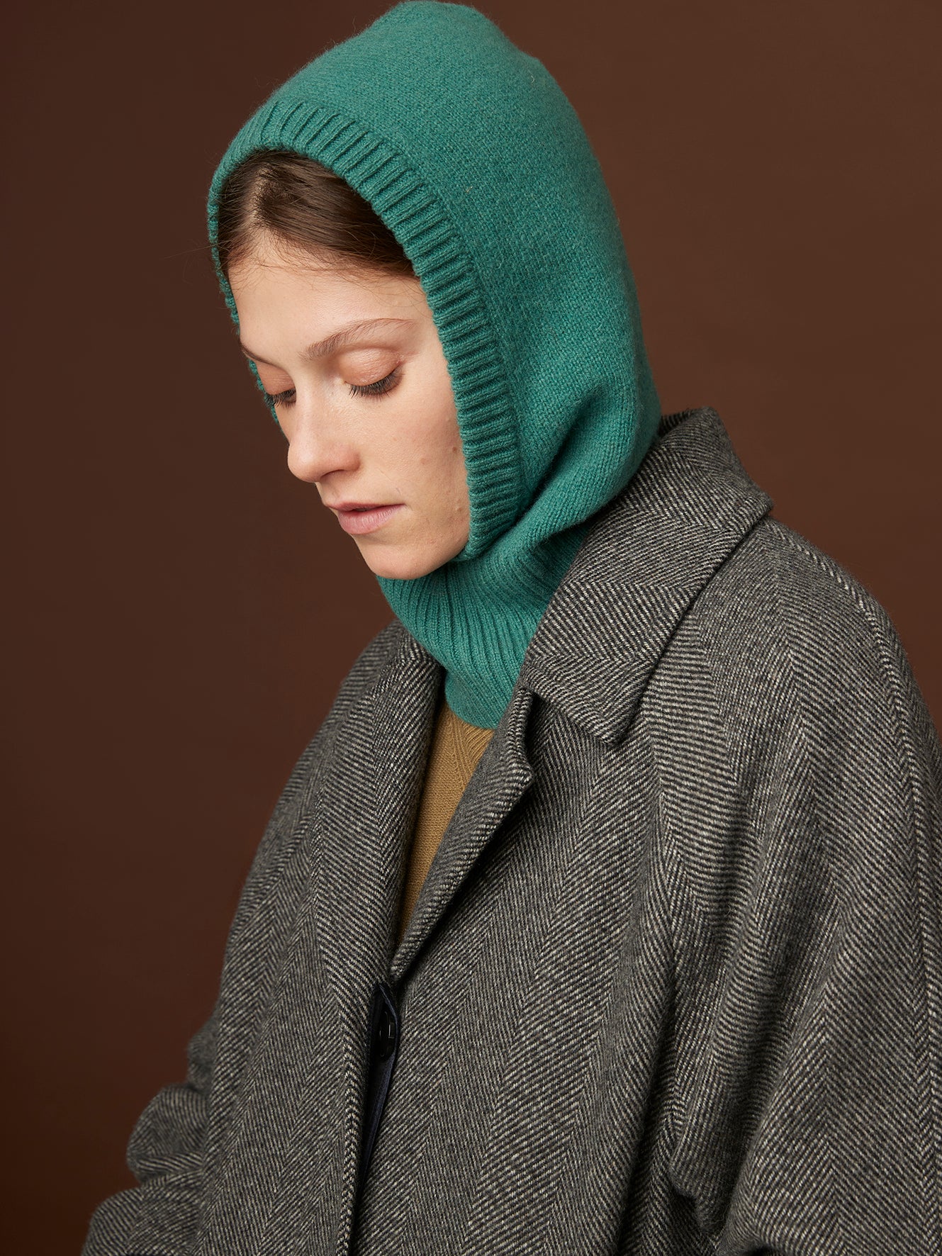 Wool Hood 24a Green