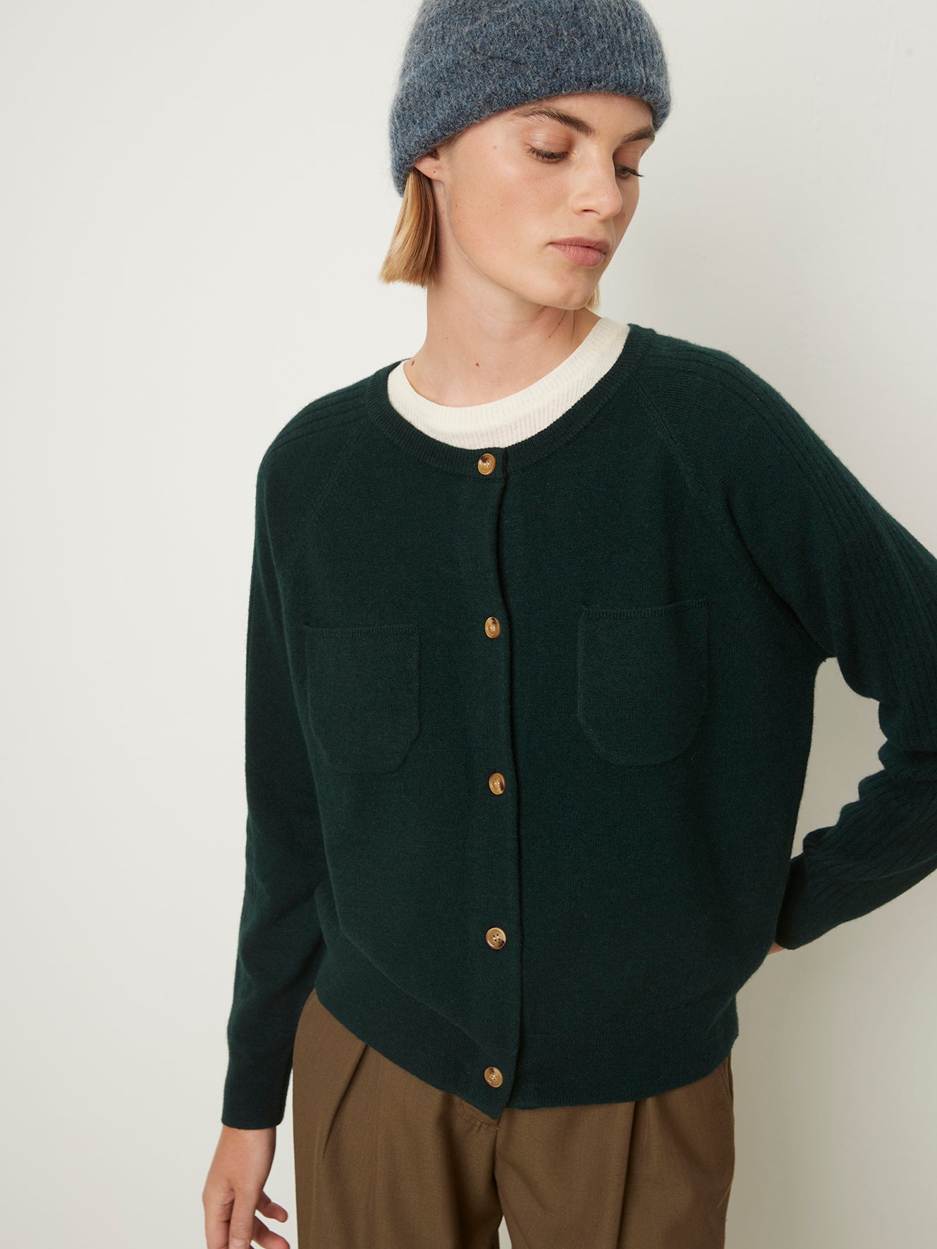 Lou cardigan 24a Pine