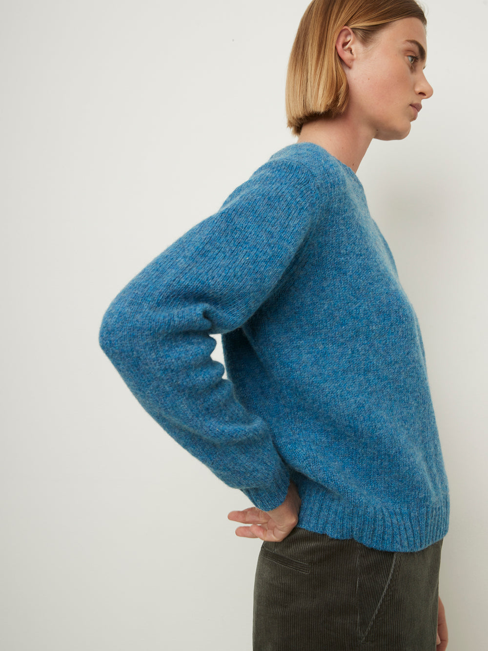 Scottish Pull sweater 24a Blue